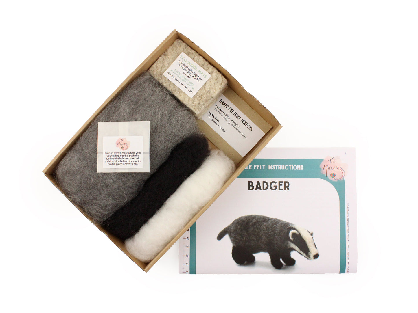 Felting Kit - Badger Needle Felt Kit-2