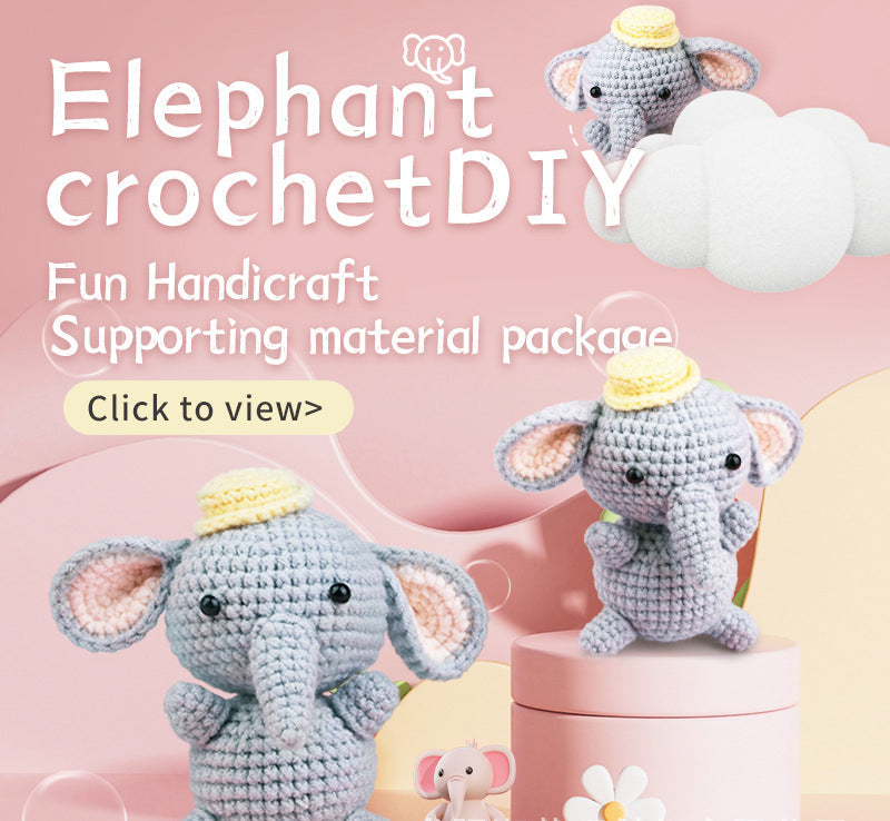 Crochet Kit for Beginners, Animal Crocheting Knitting Kit with Step-by-Step Gifts for Adults-0