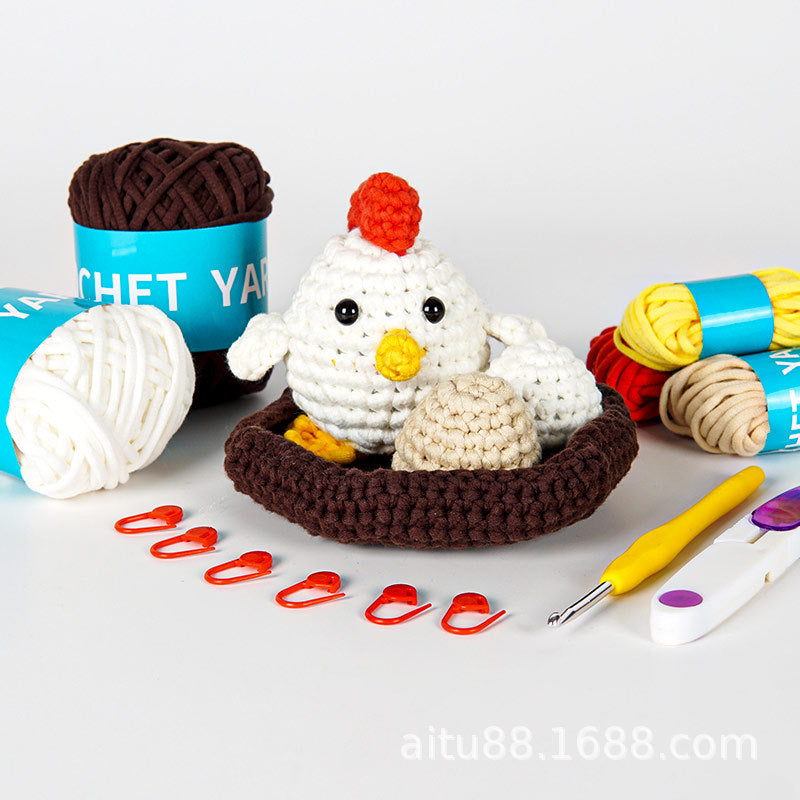 WAJIJI Crochet Kit for Beginners, Crochet Animal Kits, Amigurumi Crocheting Kit for Starters-0